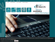 Tablet Screenshot of akos.fr